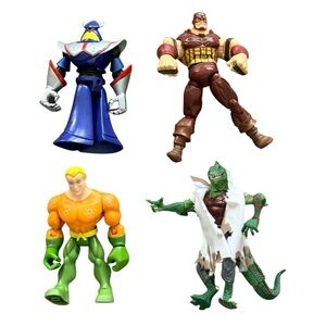 Toy Story Zurg + Spider-Man Juggernaut + Aquaman + Lizard Action Figure Lot